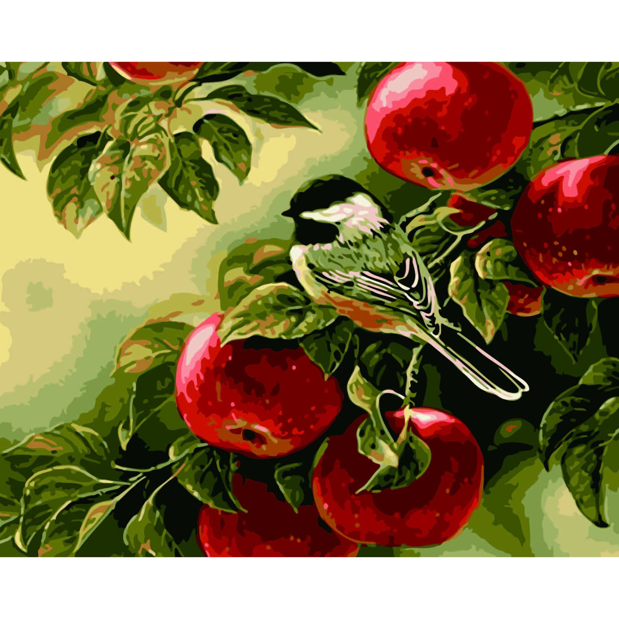 Set Pictura pe numere 40x50 cm, Panza din bumbac pe rama de lemn (PDP-1784)