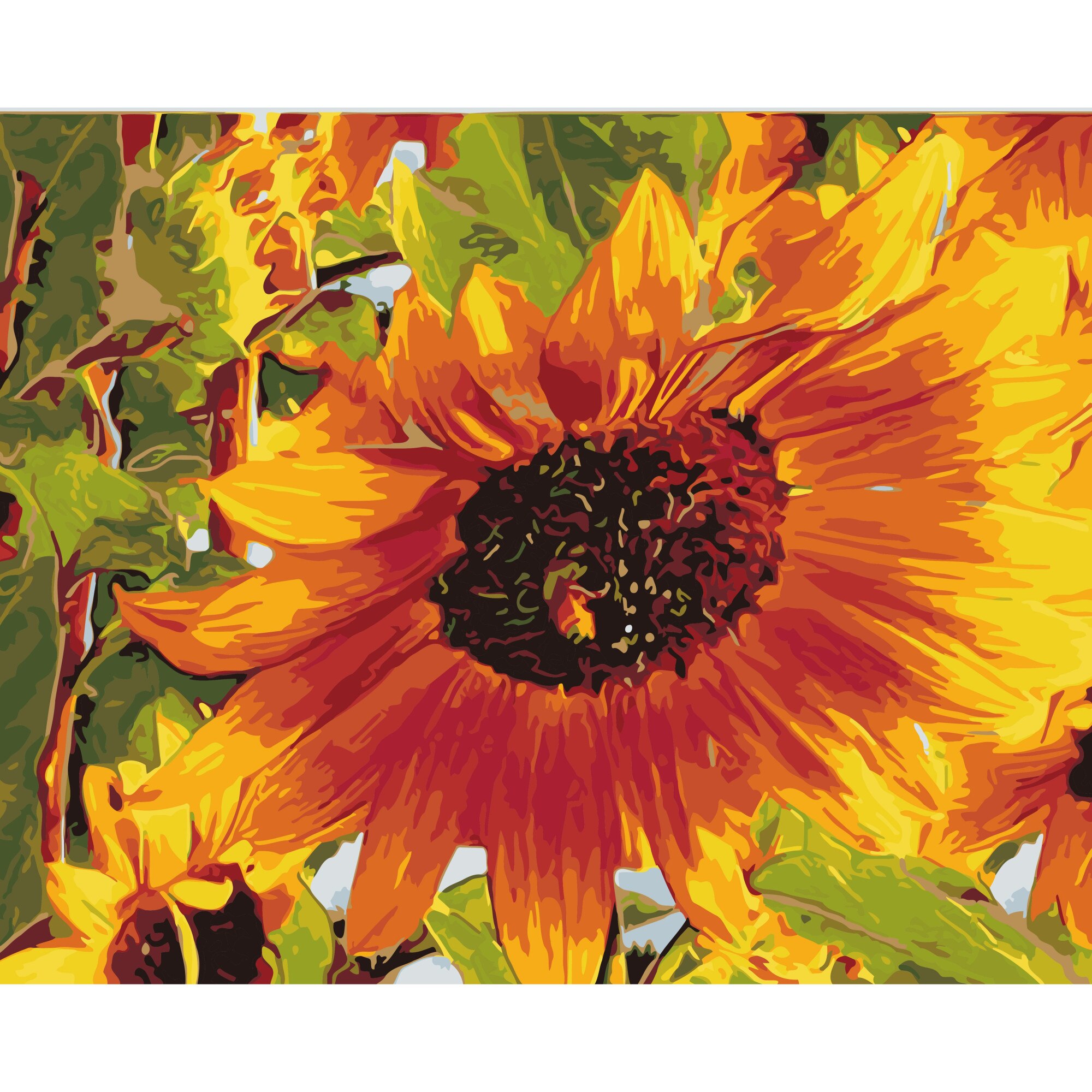 Set Pictura pe numere 40x50 cm, Panza din bumbac pe rama de lemn (PDP-1825)