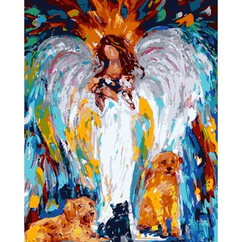 Set Pictura pe numere 40x50 cm, Panza din bumbac pe rama de lemn (PDP-2838) Set Pictura pe numere 40x50 cm, Panza din bumbac pe rama de lemn (PDP-2838)