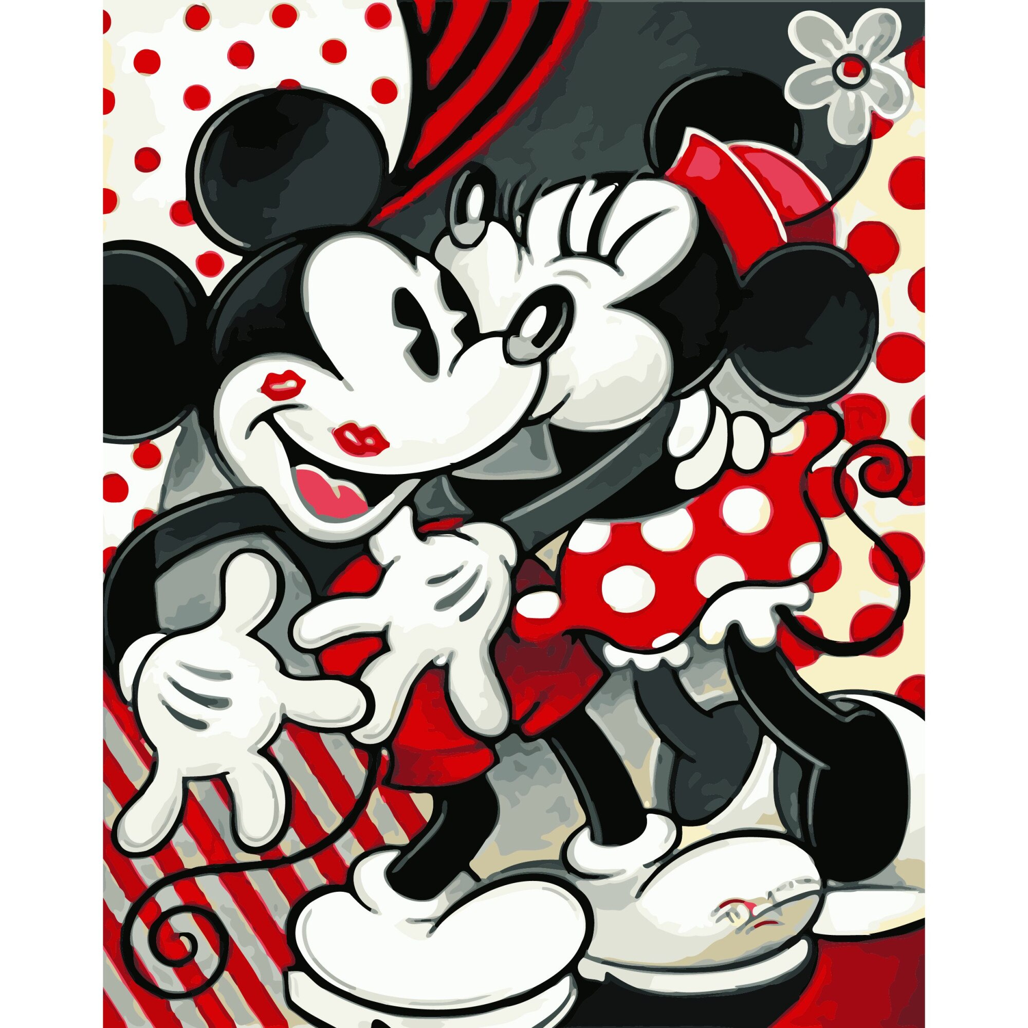 Set Pictura pe numere 40x50 cm, Panza din bumbac pe rama de lemn (PDP-2856)