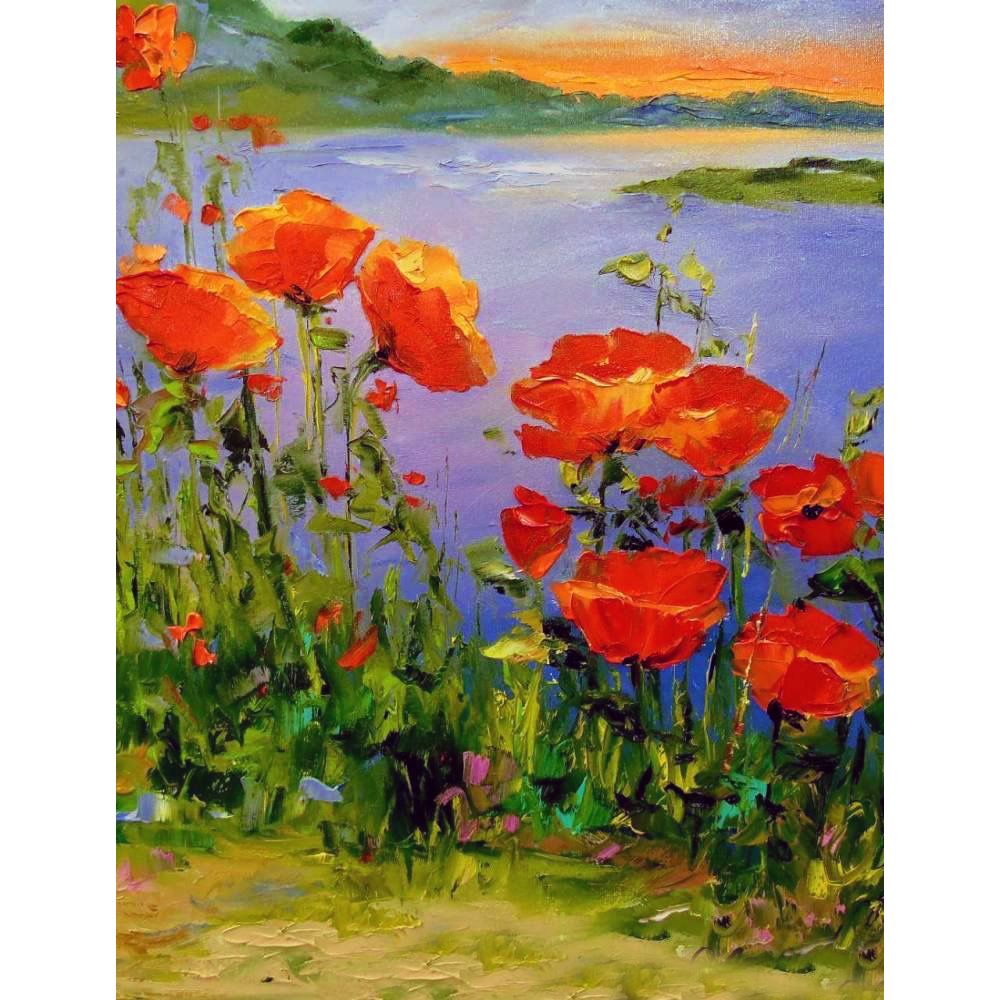 Set Pictura pe numere 40x50 cm, Panza din bumbac pe rama de lemn (PDP-1930)