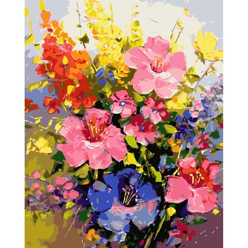 Set Pictura pe numere 40x50 cm, Panza din bumbac pe rama de lemn (PDP-1981) Set Pictura pe numere 40x50 cm, Panza din bumbac pe rama de lemn (PDP-1981)