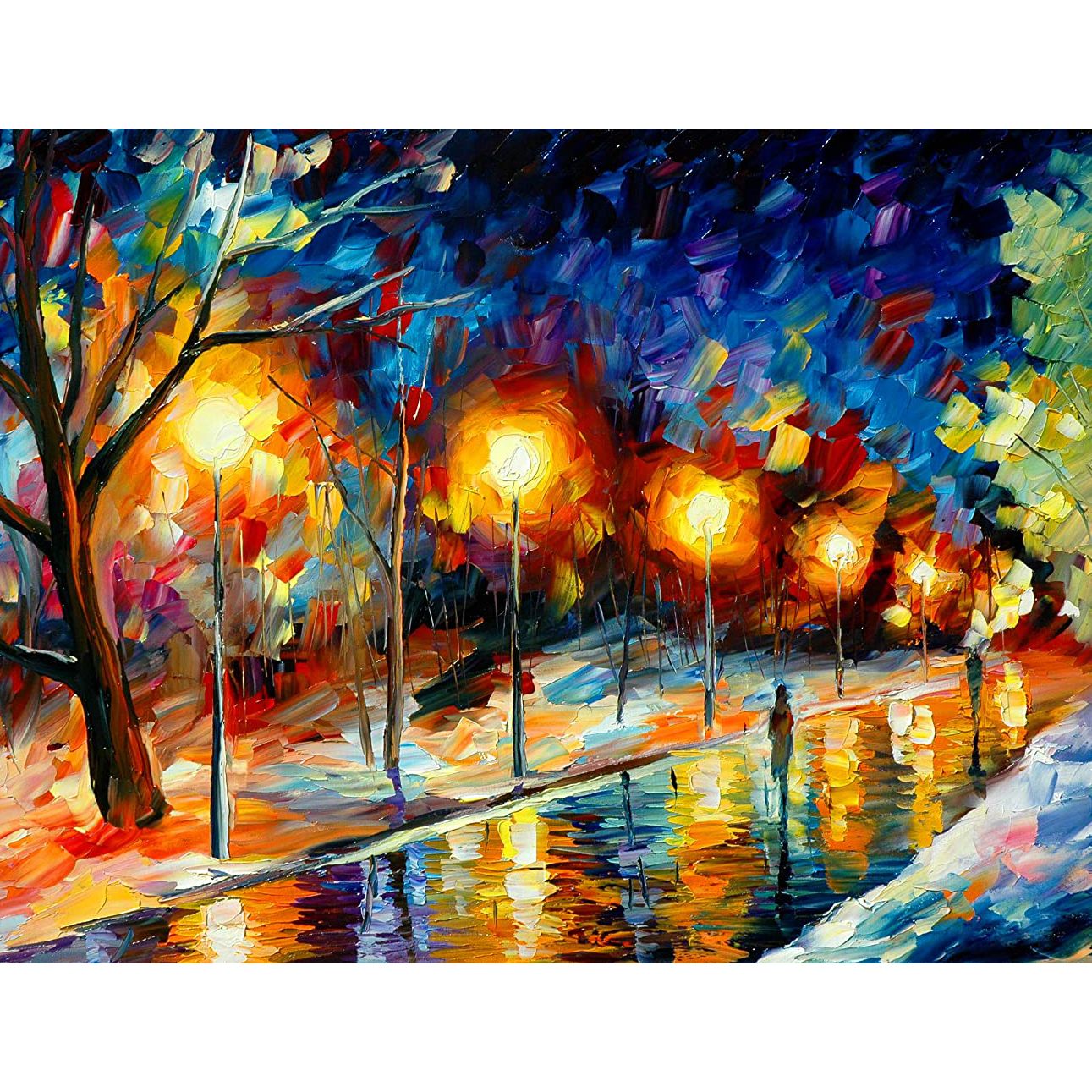 Set Pictura pe numere 40x50 cm, Panza din bumbac pe rama de lemn (PDP-1980)