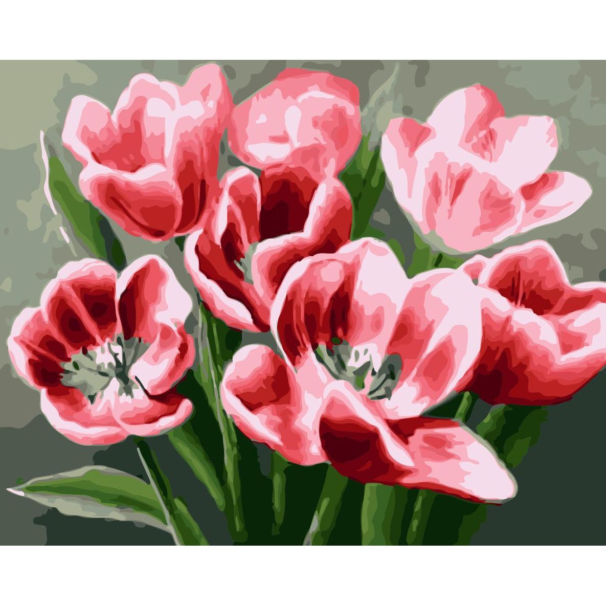 Set Pictura pe numere 40x50 cm, Panza din bumbac pe rama de lemn (PDP-2033)