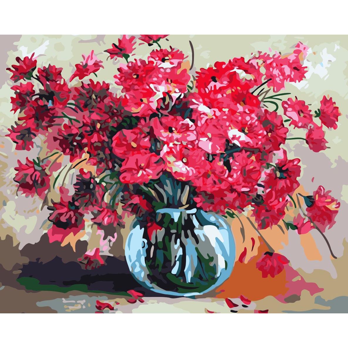 Set Pictura pe numere 40x50 cm, Panza din bumbac pe rama de lemn (PDP-2050)