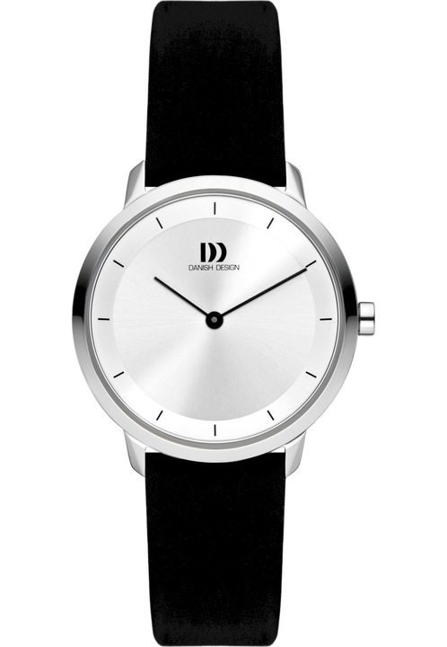 Uniszex karóra Danish Design IV12Q1258, Analóg, Rozsdamentes acél, 3 ATM, Fekete