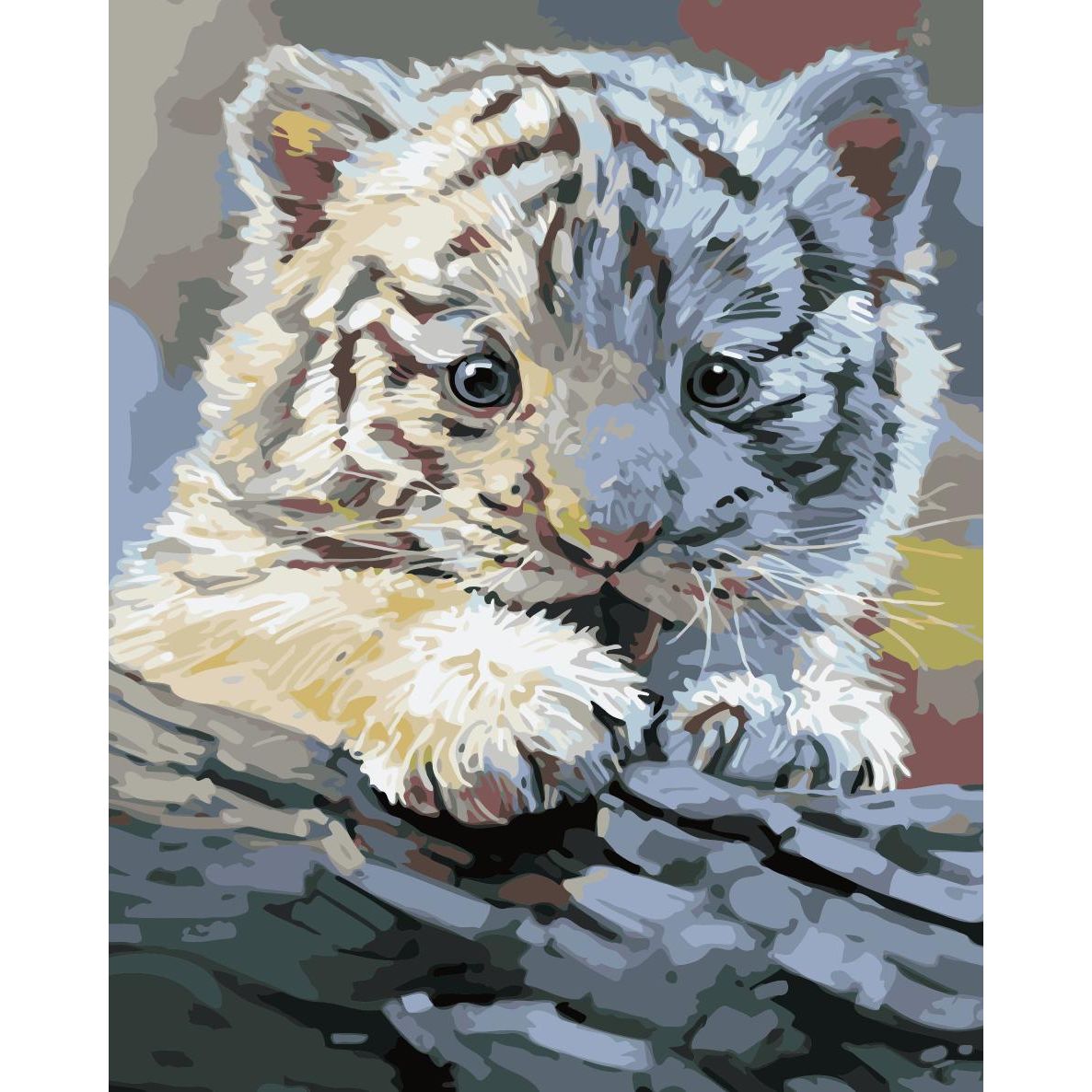 Set Pictura pe numere 40x50 cm, Panza din bumbac pe rama de lemn (PDP-1871)