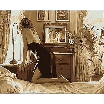 Set Pictura pe numere 40x50 cm, Panza din bumbac pe rama de lemn (PDP-2714) Set Pictura pe numere 40x50 cm, Panza din bumbac pe rama de lemn (PDP-2714)