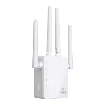 Mini Router Bigshot U711N Wireless, Repeater, Amplificator Semnal WI-FI, 300Mbps, 4 Antene, Alb Mini Router Bigshot U711N Wireless, Repeater, Amplificator Semnal WI-FI, 300Mbps, 4 Antene, Alb