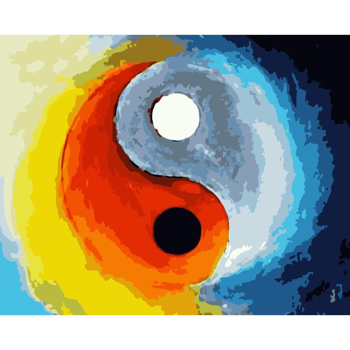 Set Pictura pe numere 40x50 cm, Panza din bumbac pe rama de lemn (PDP-1855)