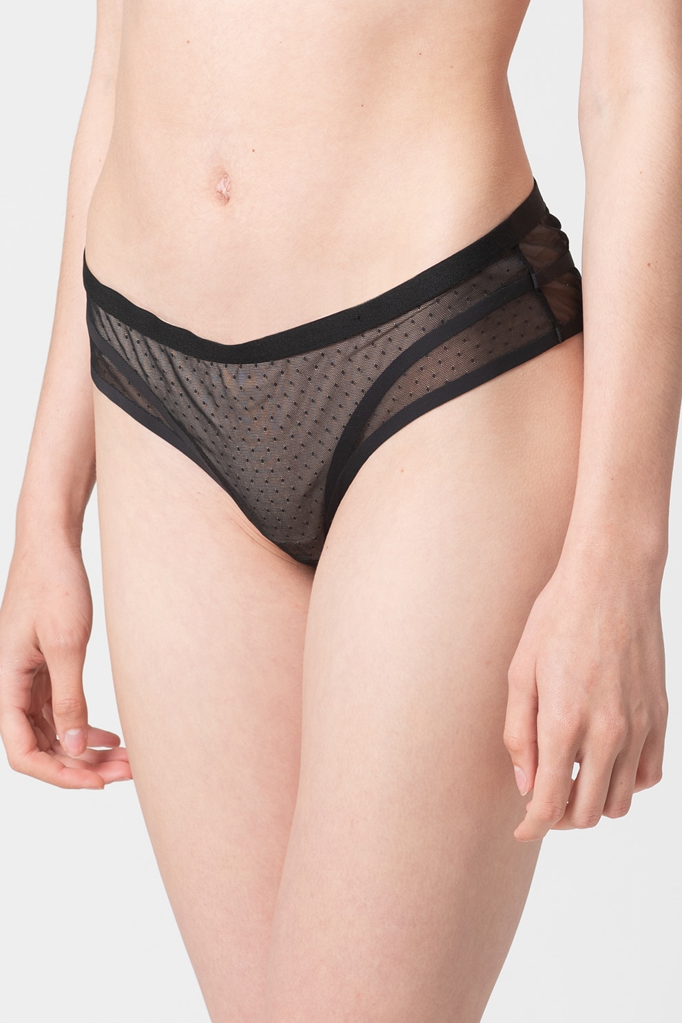 Hunkemoller, Chiloti brazilieni de plasa Kylie, Negru