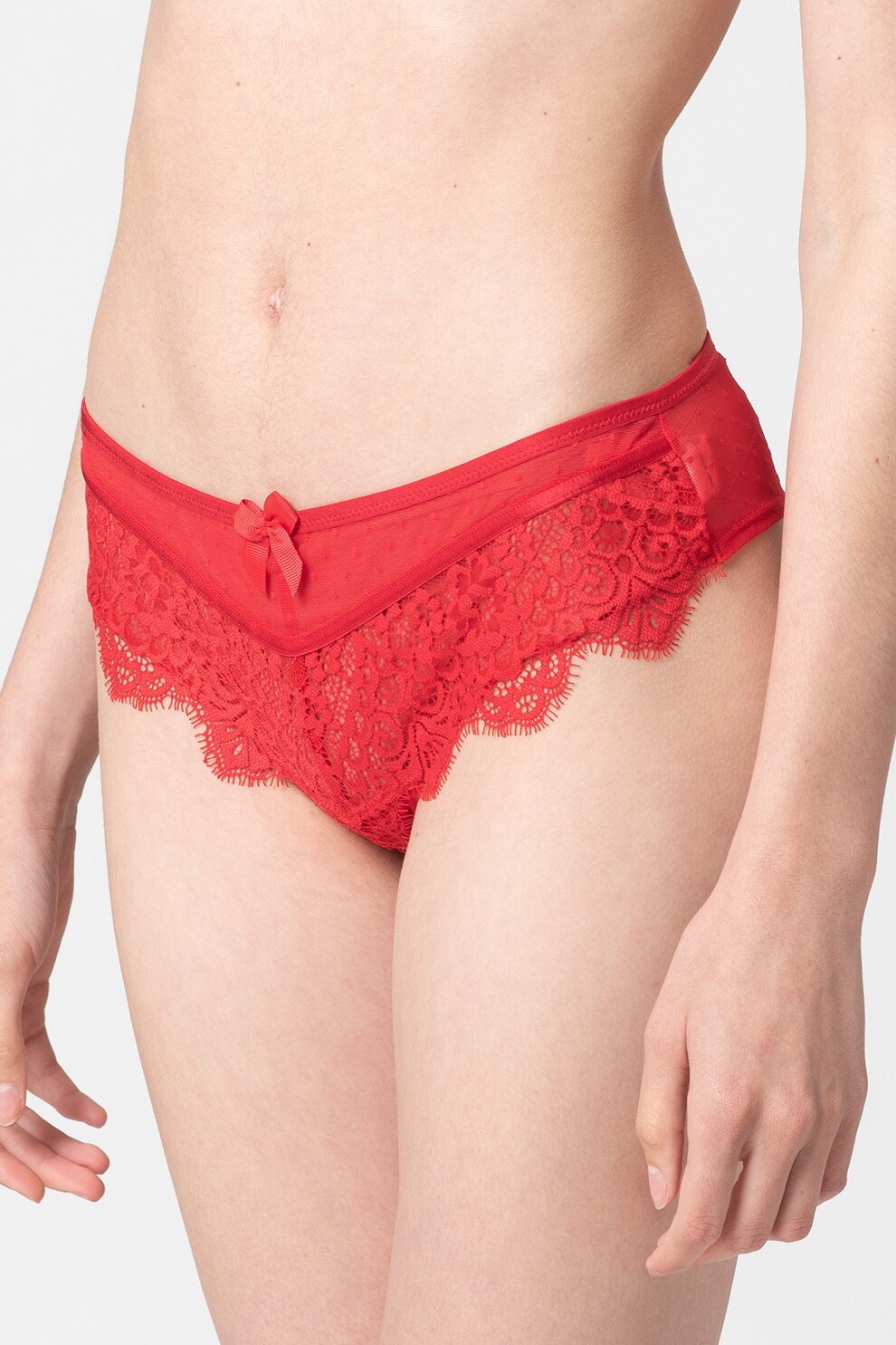 Hunkemoller, Chiloti brazilieni de dantela Marilee, Rosu, S