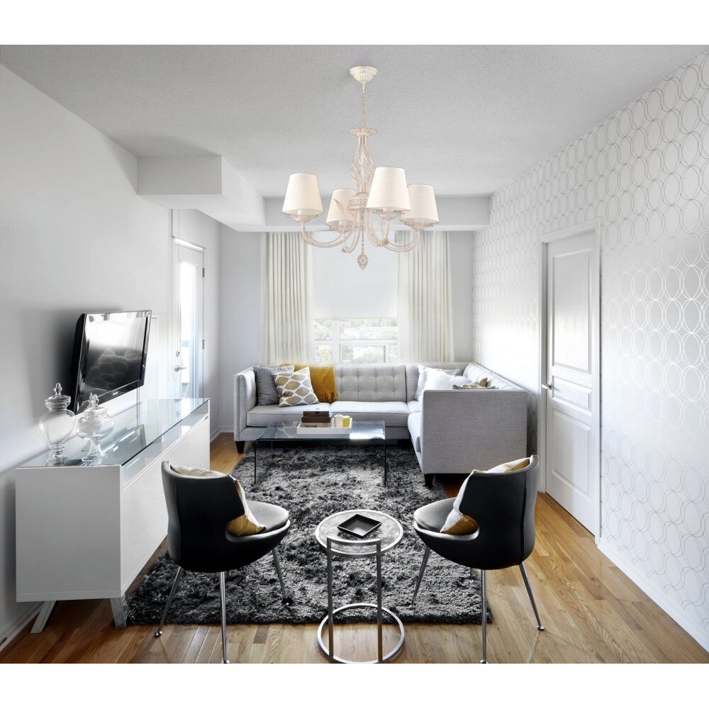 Lustra Avonni AV-65112-4F, 5x 40 W ,E14, Fier Forjat