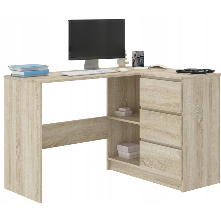 Birou, PVC, N-4P SONOMA, 76x87x112