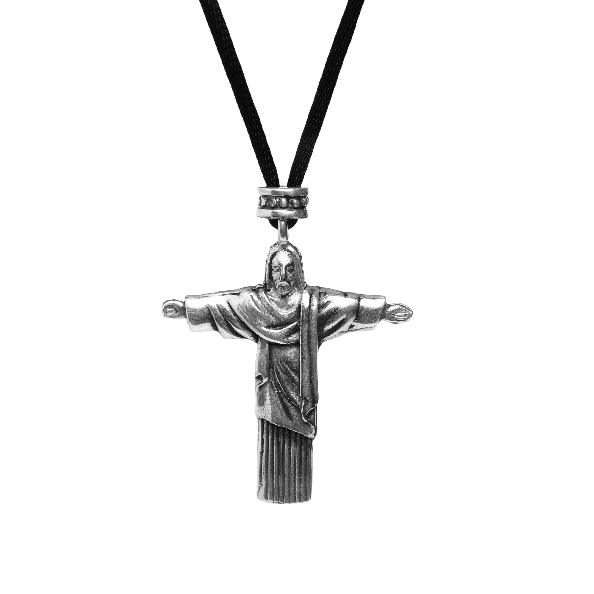 Pandantiv Iisus - Rio de Janeiro, Grata, Argint veritabil 925
