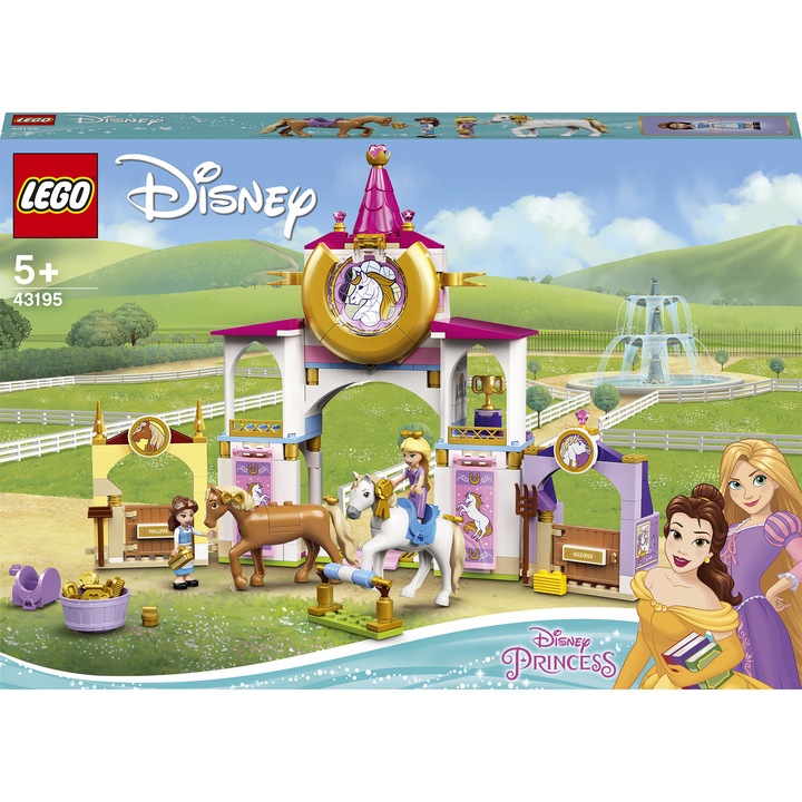 LEGO Disney Princess - Кралските конюшни на Бел и Рапунцел 43195, 239 части