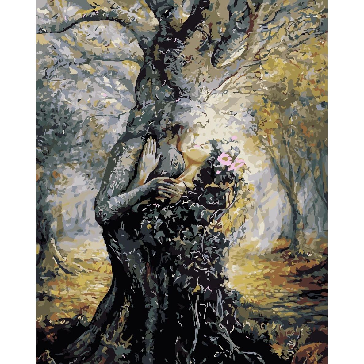 Set Pictura pe numere 40x50 cm, Panza din bumbac pe rama de lemn (PDP-1900)