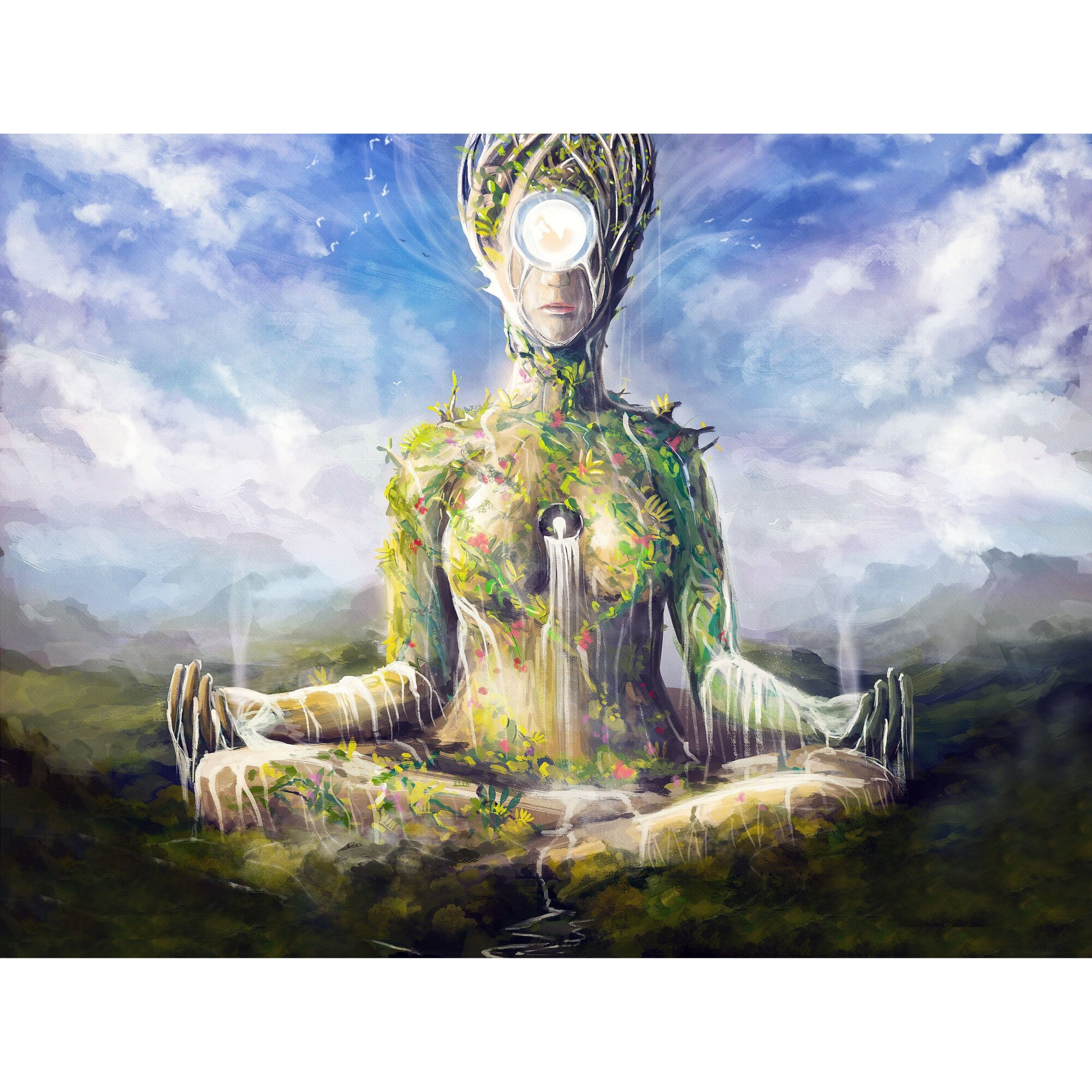 Set Pictura pe numere 40x50 cm, Panza din bumbac pe rama de lemn (PDP-1864)