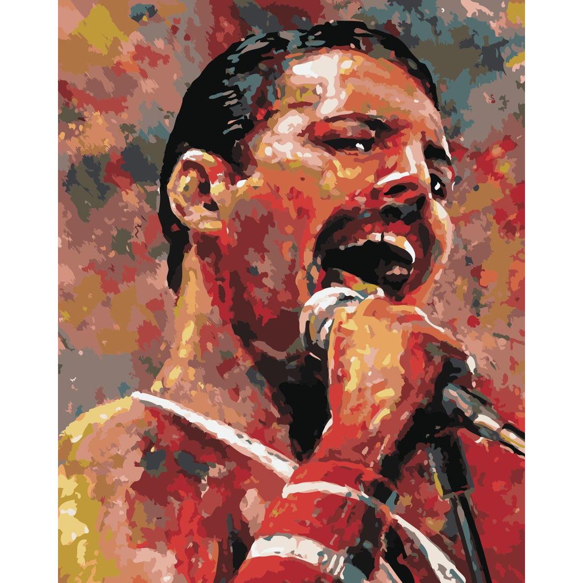 Set Pictura pe numere 40x50 cm, Panza din bumbac pe rama de lemn (PDP-1877)