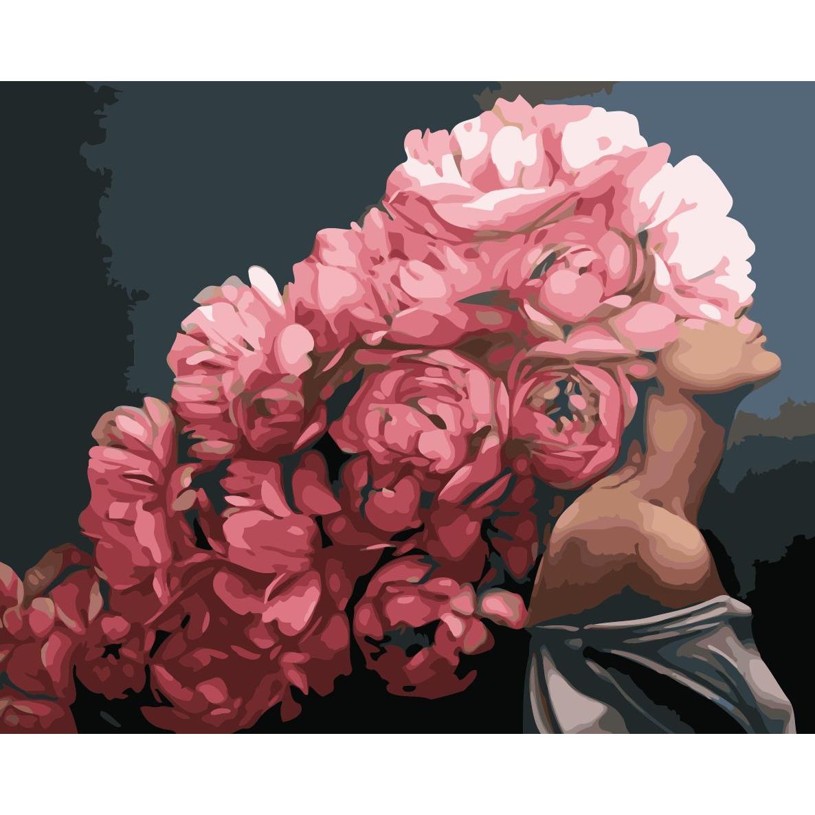 Set Pictura pe numere 40x50 cm, Panza din bumbac pe rama de lemn (PDP-1906)