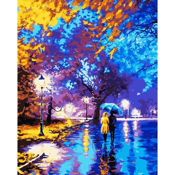Set Pictura pe numere 70x90 cm, Panza din bumbac (PDP-2216), fara rama Set Pictura pe numere 70x90 cm, Panza din bumbac (PDP-2216), fara rama