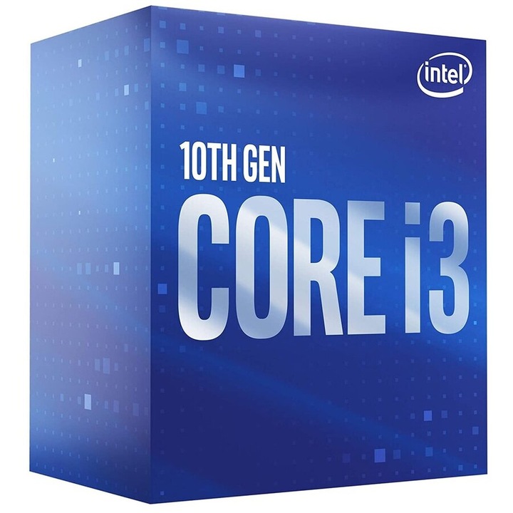 Процесор Intel® Core™ i3-10100F Comet Lake, 3.60GHz, 6MB, Socket 1200, Box