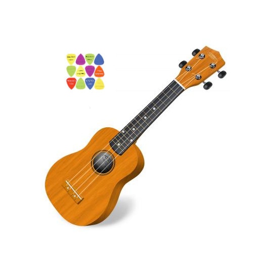 Set Ukulele Classic Cantabile US-100 NAT Sopran-Natur + 12 Pene