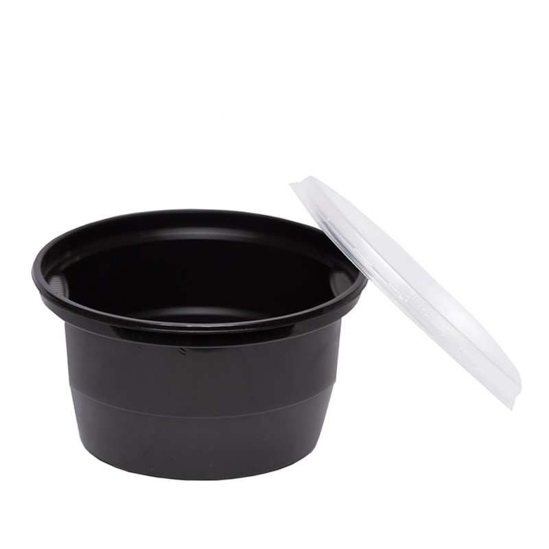 Set 50 bucati, Bol pentru supa cu capac, Polipropilena 560ml