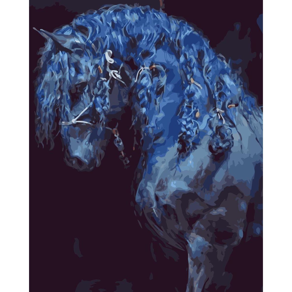 Set Pictura pe numere 40x50 cm, Panza din bumbac pe rama de lemn (PDP-2068)