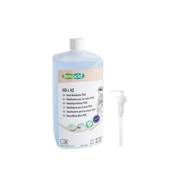 Dezinfectant pentru maini, 2 buc x Innocid HD I 42 cu pompita dozatoare, 2 x 1L Dezinfectant pentru maini, 2 buc x Innocid HD I 42 cu pompita dozatoare, 2 x 1L