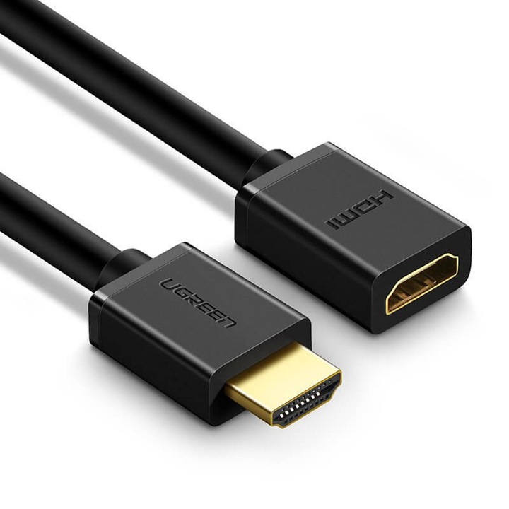 Cablu / Adaptor HDMI Tata - HDMI Mama, 4K -10,2 Gbps 340 Mhz, Ugreen, 1m