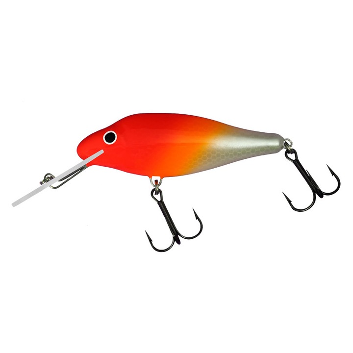 Vobler Gloog Ares 70, 7cm, 10gr, Floating, culoarea Orange Head Fluo