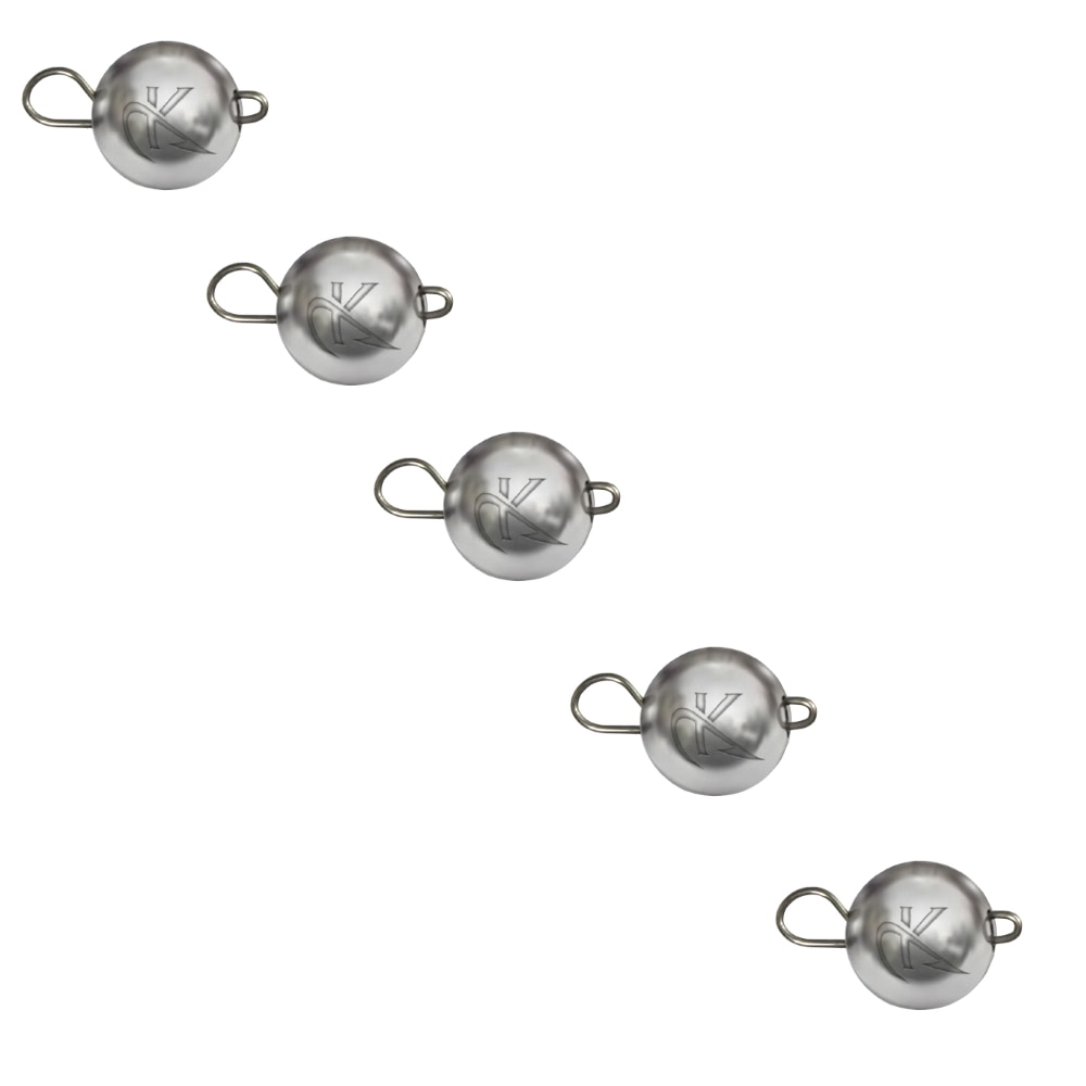 Set 5buc Kamatsu plumb bila cheburashka / jig-articulat (gramaj inscriptionat) , greutate 1gr