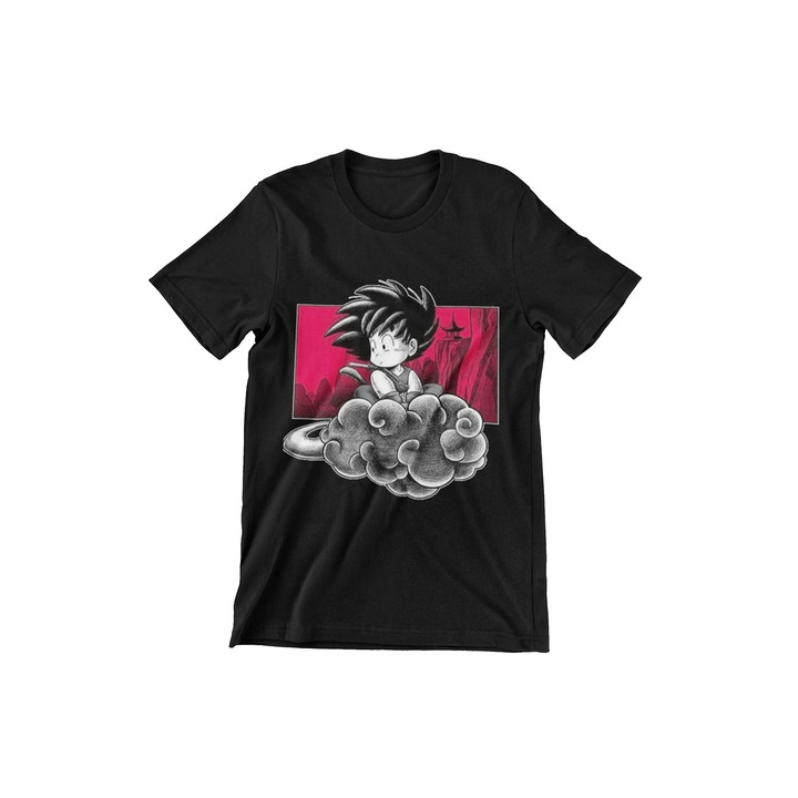 Dragon Ball Z Kids póló, Goku, fekete, Fekete