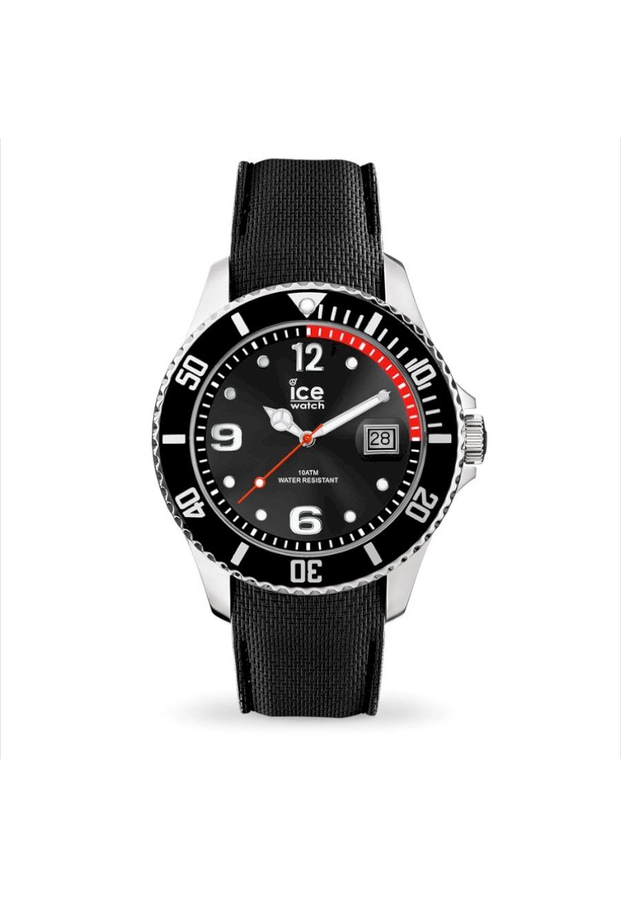 Ceas analogic, Ice Watch, IC.015773, Quartz, 10 ATM, 44 mm, Negru/Argintiu