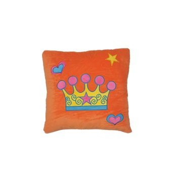 Perna decorativa desene colorate 35 x 35 cm, Nichita Impex, coroana Perna decorativa desene colorate 35 x 35 cm, Nichita Impex, coroana