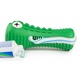 Jucarie de ros pentru caini, crocodil, verde, dog dental chew toy