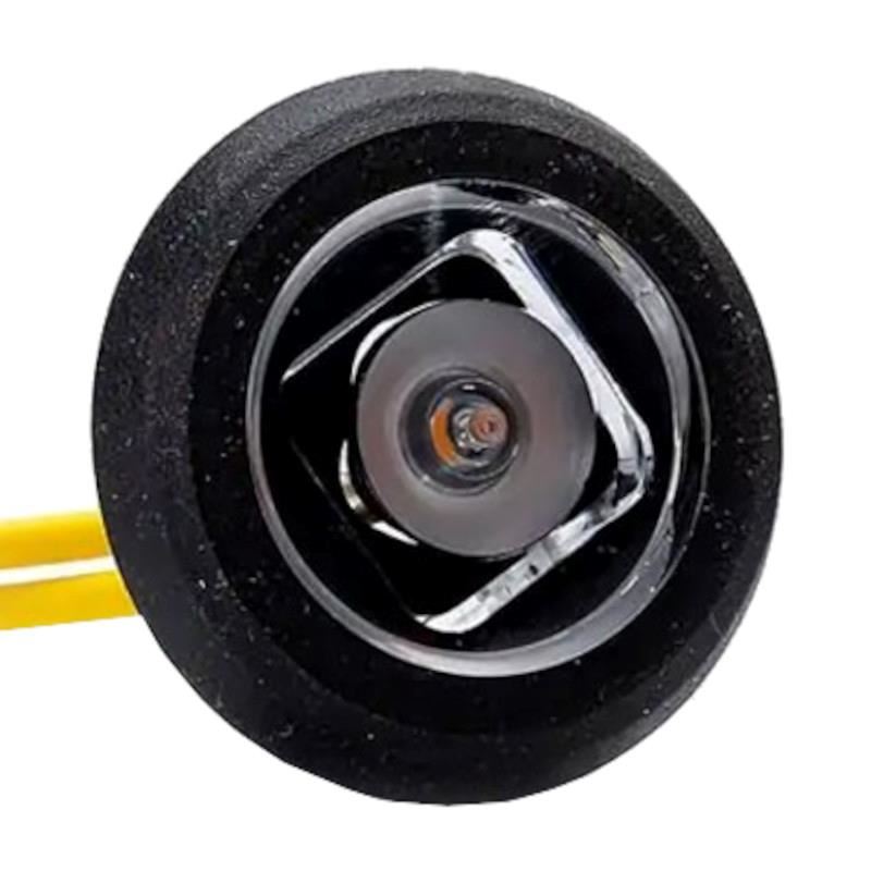 Lampa gabarit fi28, cu LED, incastrabila (fi19.6), galbena FT-074Z Fristom