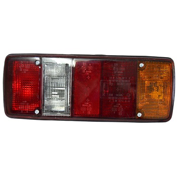 Lampa spate AutoLux, pentru Mann L2000 1993- M90 F90, Mercedes 1013-3850 1973-1988, VW LT 1975-1996, partea dreapta, cu 5 functii cu lampa numar, universala, 334x122x76mm Lampa spate AutoLux, pentru Mann L2000 1993- M90 F90, Mercedes 1013-3850 1973-1988, VW LT 1975-1996, partea dreapta, cu 5 functii cu lampa numar, universala, 334x122x76mm