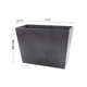 Jardiniera Multy Home, eco-frindly, Sonata cu sistem de autoirigare, fabricat din cauciuc reciclat cu efect de ciment, dimensiuni 71,3 x 32 x 51,5cm, ideal pentru interior sau exterior, culoare gri