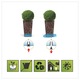 Jardiniera Multy Home, eco-frindly, Sonata cu sistem de autoirigare, fabricat din cauciuc reciclat cu efect de ciment, dimensiuni 71,3 x 32 x 51,5cm, ideal pentru interior sau exterior, culoare gri
