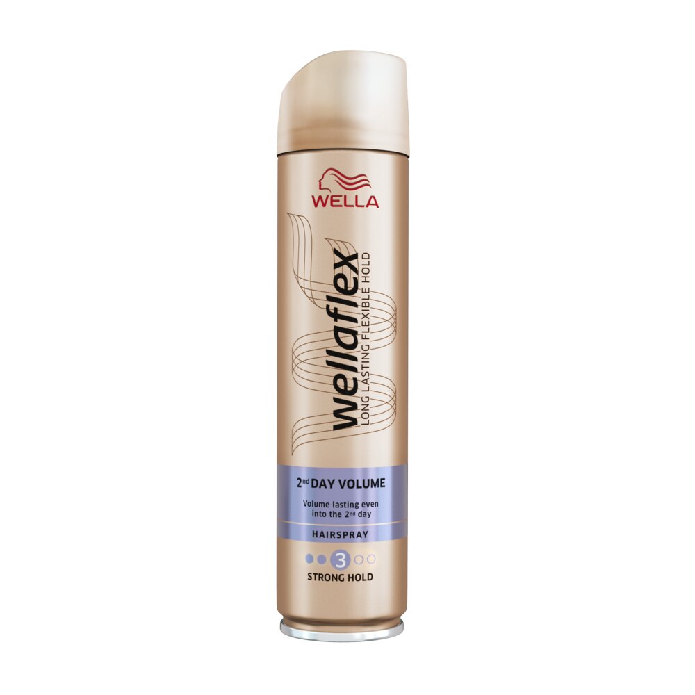 Fixativ Wella Wellaflex 2Day Volume pentru fixare medie, 250 ml