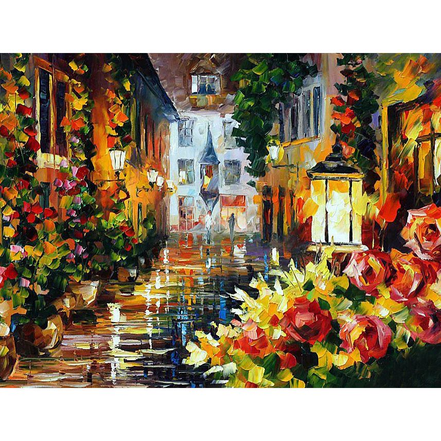 Set Pictura pe numere 70x90 cm, Panza din bumbac (PDP-913), fara rama
