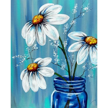 Set Pictura pe numere 90x120 cm, Panza din bumbac (PDP-572), fara rama Set Pictura pe numere 90x120 cm, Panza din bumbac (PDP-572), fara rama