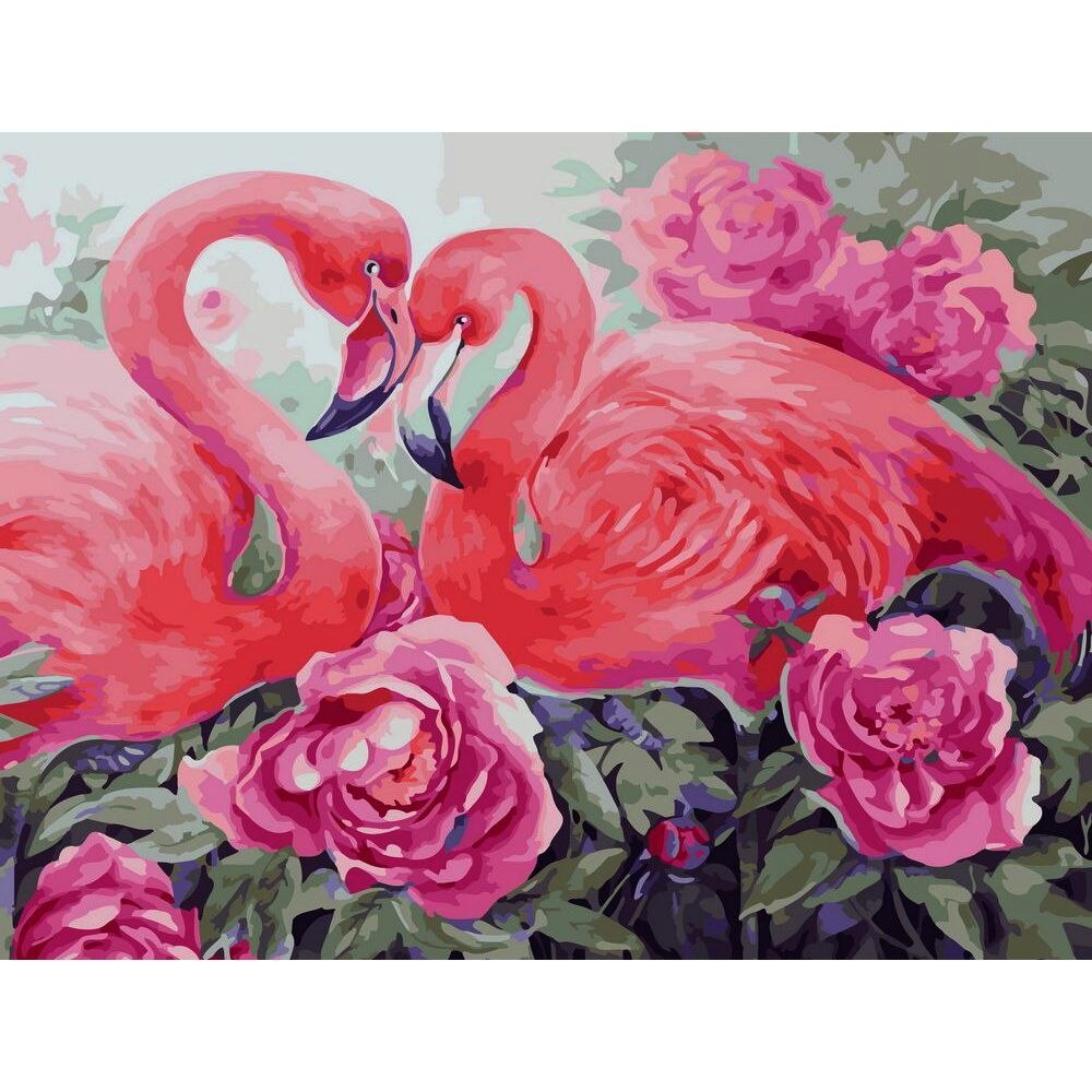 Set Pictura pe numere 80x100 cm, Panza din bumbac (PDP-2183), fara rama