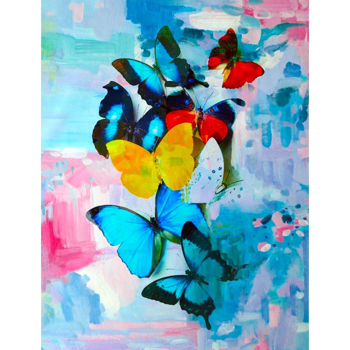 Set Pictura pe numere 80x100 cm, Panza din bumbac (PDP-2090), fara rama