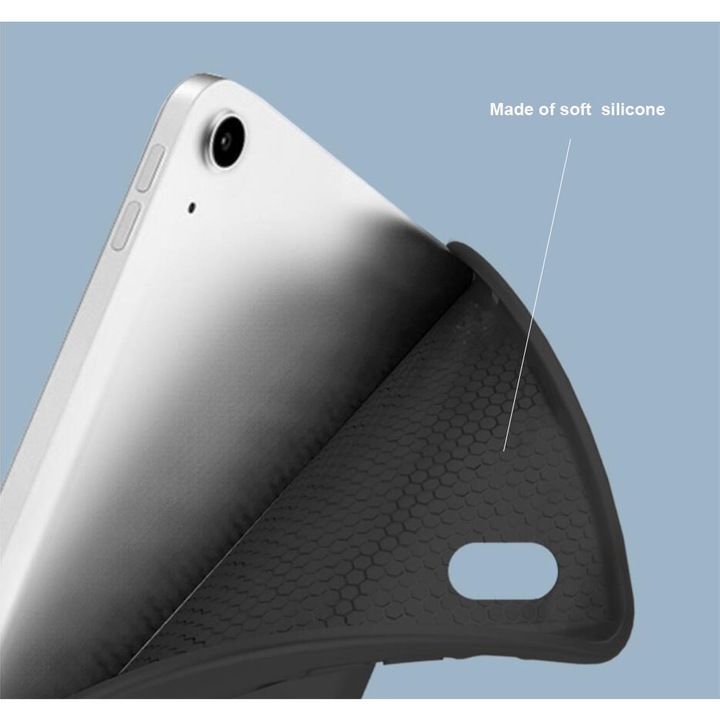 Husa pentru tableta, Cu suport pentru Apple Pen, Compatibil cu iPad Pro 11-in (2/3/4), 11inch, Negru