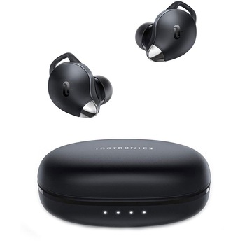 Casti wireless TaoTronics SoundLiberty 79 TWS, Sunet Puternic si Clar, Smart AI Noise Reduction Technology, 30 ore, IPX8, USB-C Casti wireless TaoTronics SoundLiberty 79 TWS, Sunet Puternic si Clar, Smart AI Noise Reduction Technology, 30 ore, IPX8, USB-C