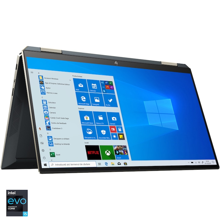 Лаптоп 2 in 1 HP Spectre x360 13-aw2024nn, Intel® Core™ i5-1135G7, 13.3, Full HD, RAM 8GB, 256GB SSD, Intel® Iris® Xᵉ Graphics, Windows 10 Home, Poseidon blue