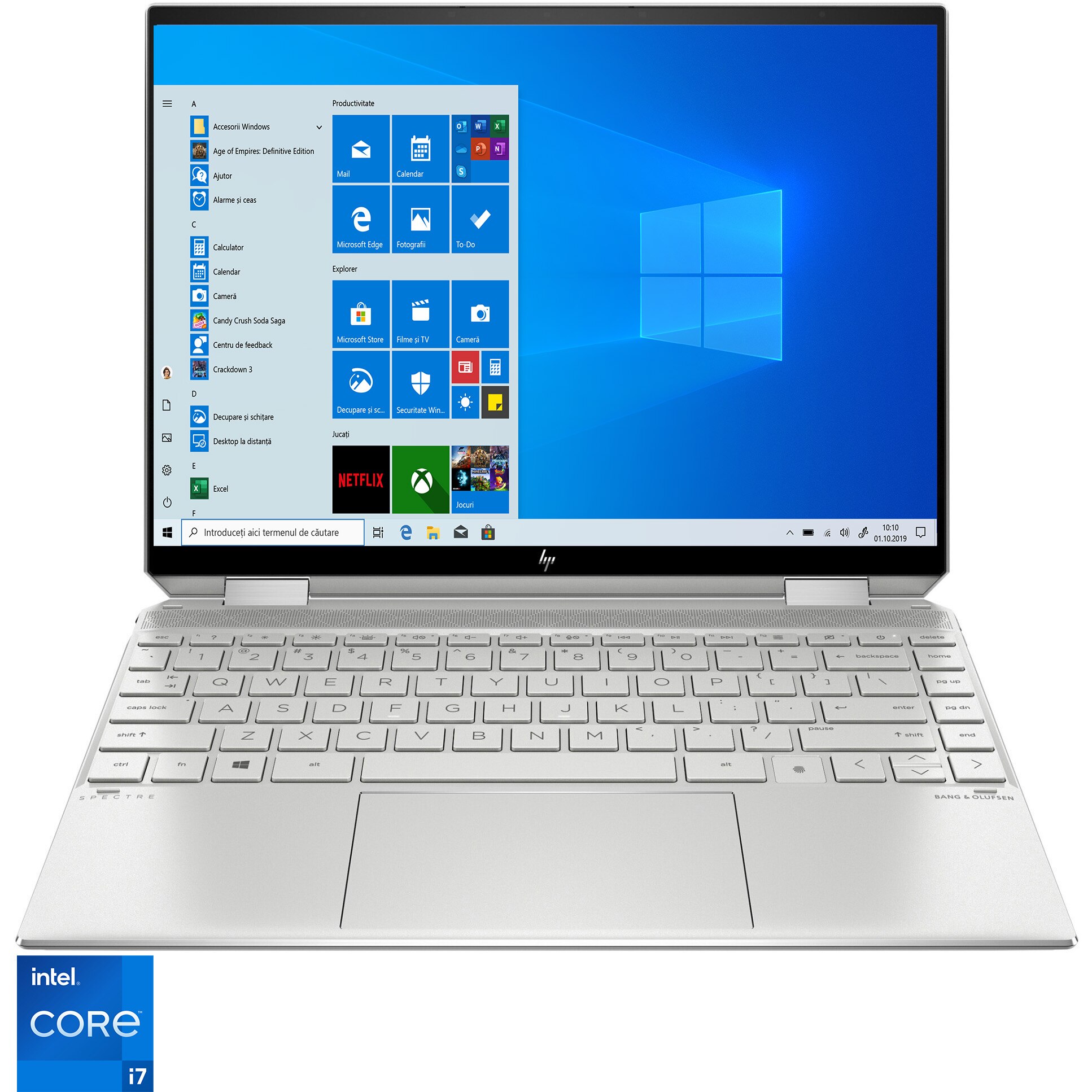 Laptop 2 in 1 HP Spectre x360 14-ea0017nn cu procesor Intel® Core™ i7-1165G7 pana la 4.70 GHz, 13.5